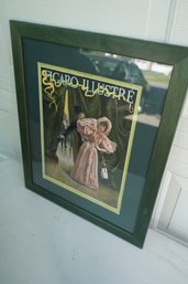 Vintage Authentic French Poster Of Figaro Illustrate Cover (read Info) 20x24 Inches
