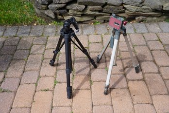 Lot Of 2 Camera Tripods