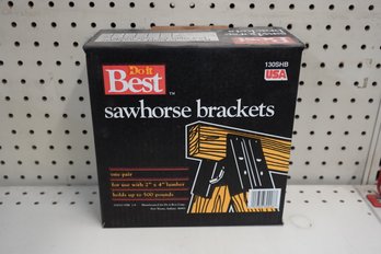 New In Box Seahorse Brackets (one Pair)