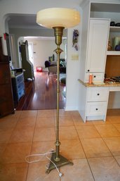 Antique Style Solid Brass Free Standing  Lamp