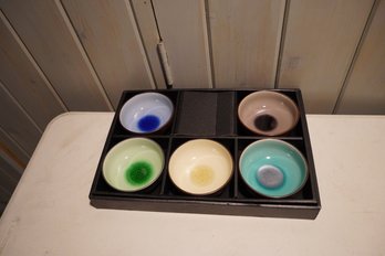 Ceramic Color Glazed Japanese Bowls
