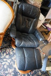 Palliser Leather Recliner With Matching Ottoman