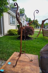 Rustic Metal Outdoor Planter