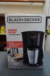 Brand New In Box Black And Decker Brew 'N Go' Coffeemaker