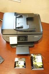 HP Printer Office Jet 5740 Bluetooth Wireless-Print, Scan, Copy, Fax In Working Condition