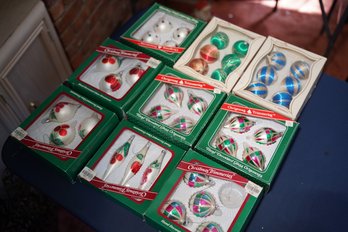 Collection Of 9 Boxes Of Christmas Ornaments