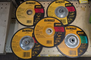 Lot Of 5 Brand New DeWalt Grinding Discs