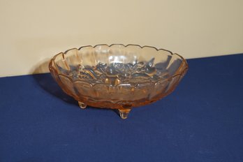 Orange Depression Glass Centerpiece