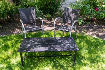 Outdoor Bench And Chairs Set (read Info)