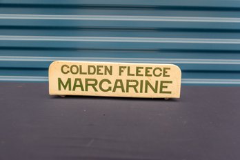 Golden Fleece Margarine Adversiting Porcelain Shelf Holder