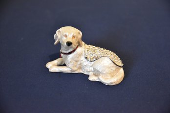 Dog Jewelry Tricket Box With Necklace