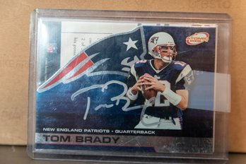 New England Patriots- 2002 Tom Brady Signed Card