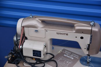 Vintage 'white' Brand Sewing Machine