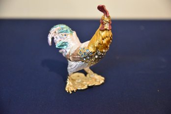 Rooster Jewelry/ Pill Tricket Box