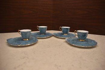 Set Of 4 Royal Albert 'gossamer' Tea Cups Set