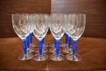 Set Of 12 Crate & Barrel Made In Hungary Wine Glasses