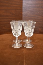 Set Of 4 Waterford Crystal Goblet Glasses