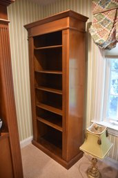 Traditional Six Shelf Solid Wood Bookcase
