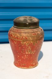 Vintage Ceramic Jar With Lid