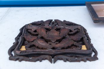 Antique Carved Wood Wall Decoration