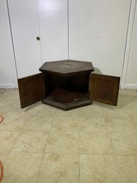 Antique Octagon Design Side Table