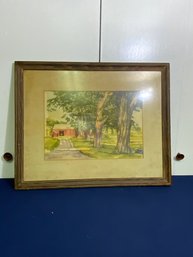 Luigi L. 1938 Farm House Print