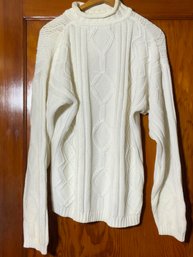 Vintage White Claus Sport Sweater