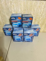 Lot Of 8 2 Pack Braun Clean & Renew, New In Box