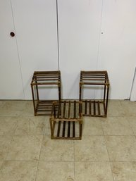 Vintage Wooden Indoor Wood Plant Stands