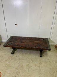 Antique Ship Hatch Door Coffee Table