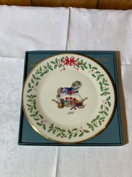 Vintage Lenox 1992 Annual Holiday Collector's Plate With Box