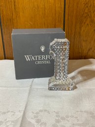 Beautiful Waterford Crystal # 1 Figurine With Box