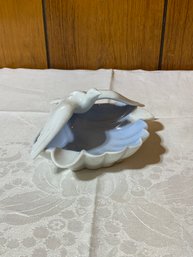 Vintage Gerold Portzellon Porcelain Seagull & Shell Ashtray