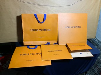 Louis Vuitton Packaging Bags/boxes, 5 PCS.