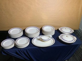 Johnson Bros. 53 PCS. China Set - Includes Two Covered Servers And A Gravy Boat