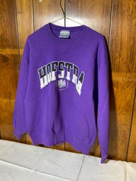 Vintage Hofstra Purple Pullover Sweater, Gear For Sports Size Medium