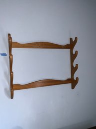 Vintage Wood Wall Rack