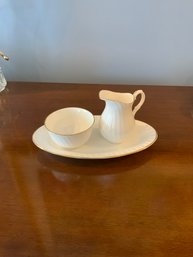 Crown Staffordshire Sugar And Creamer Set