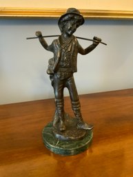 Andrea By Sadek Boy Bronze Statue