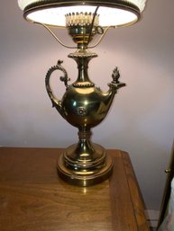 Vintage Brass Magic Lamp Shaped Lamp