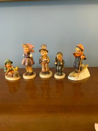 Lot Of 5 Assorted Hummels Figurines