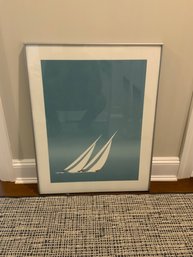 America's Cup 25 1983 Poster Print, 23x29.5 Inches