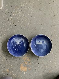 Lot Of 2 Royal Copenhagen 1981 And 1982 Plates