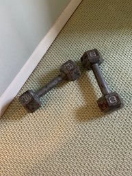 Pair Of 8 Pound Dumbbells / Hand Weights