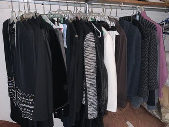 Assembled Collection Of Women's Clothing - Mostly Size M - Designers Include Tahari, Ralph Lauren & Jones NY