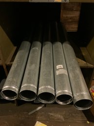 Lot Of 5 New Gas Vent Pipes