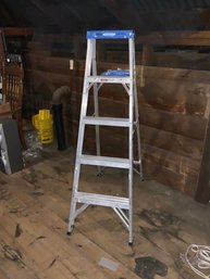 Werner 5 Ft Aluminum Painted Ladder