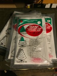 Lot Of 9 New Giant Christmas Tree Removal Bag (144x90 Inches)