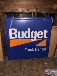 Plastic Budget Sign (4 Ft X 48 Inches)