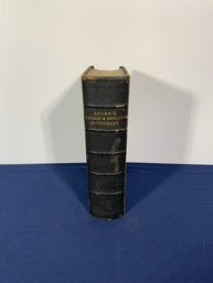 19th Century Adler's German & English Dictionary - Copyright 1875